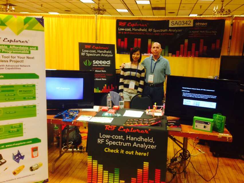 RF Explorer booth