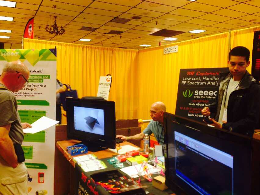 RF Explorer booth